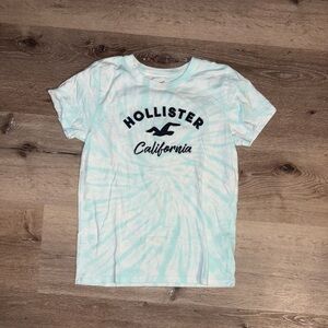 Hollister California Tee - Light Blue Tie-Dye